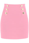 Pinko cipresso mini skirt with love birds buttons