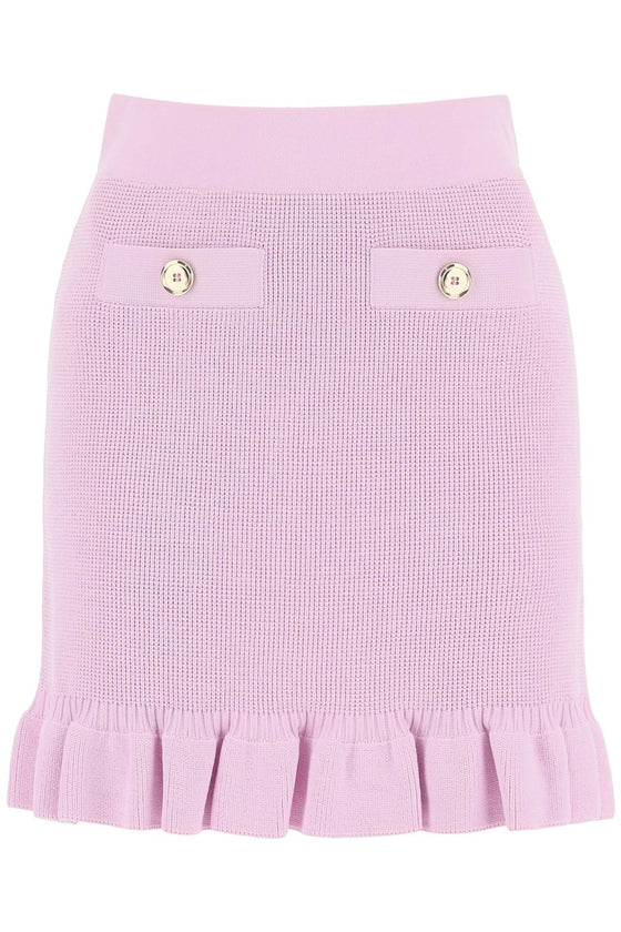Pinko kalmia knitted mini skirt