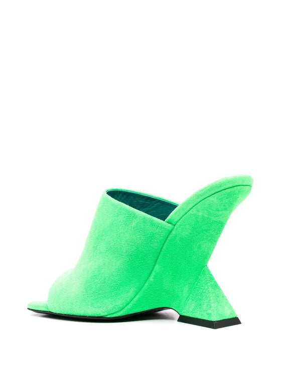 The Attico Sandals Green