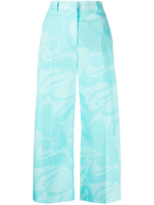  Etro Trousers Clear Blue