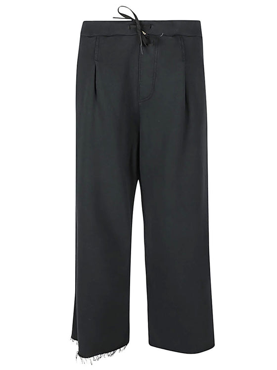 A PAPER KID Trousers Black