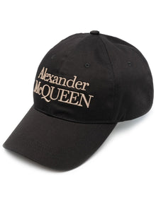  Alexander McQueen Hats Black