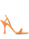 3JUIN Sandals Orange