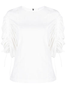  Erika Cavallini Semi-Couture Top White