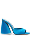 The Attico Sandals Clear Blue