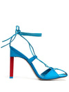 The Attico Sandals Clear Blue
