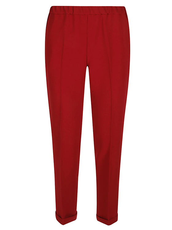 Alberto Biani Trousers Red