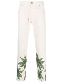  Palm Angels Jeans White