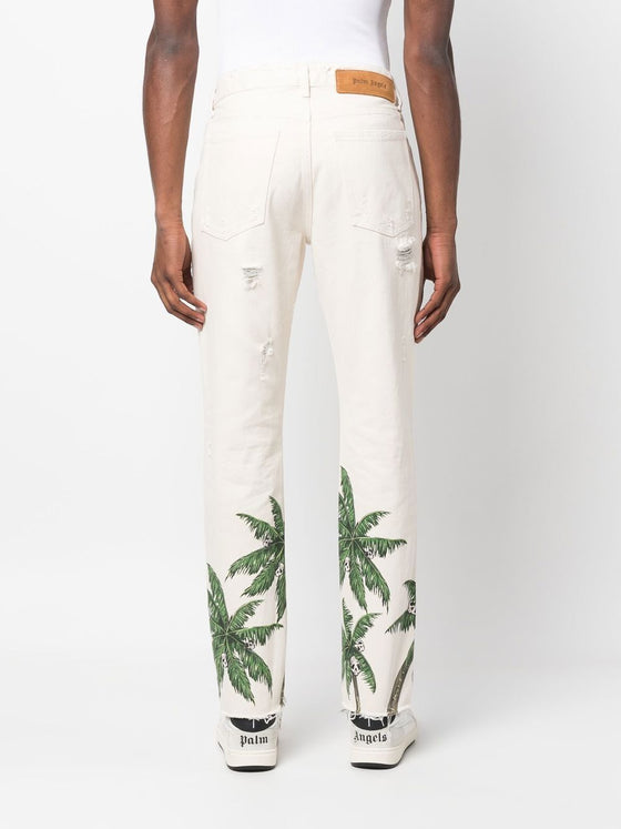 Palm Angels Jeans White