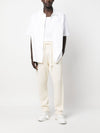 Off White Trousers Beige