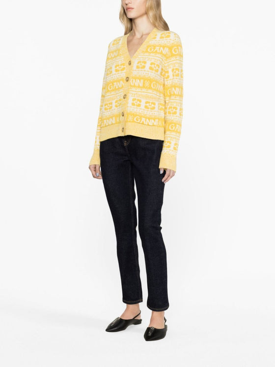 GANNI Sweaters Yellow