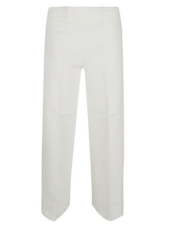 AVENUE MONTAIGNE Trousers White