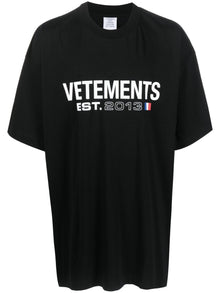  Vetements T-shirts and Polos Black