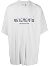 Vetements T-shirts and Polos White