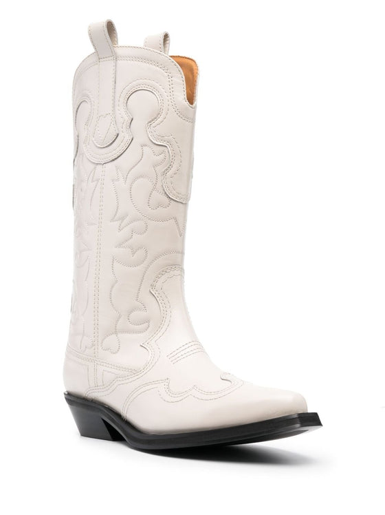 GANNI Boots White