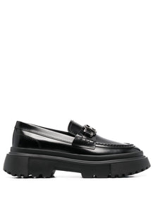  HOGAN PRE Flat shoes Black
