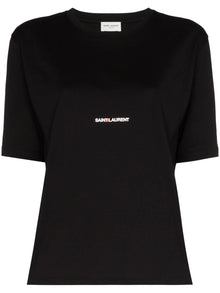  Saint Laurent  T-shirts and Polos Black