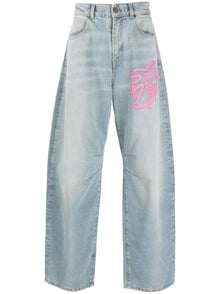  Palm Angels Trousers Blue