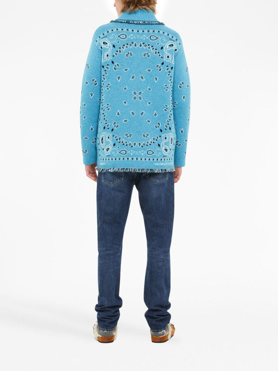 Alanui Sweaters Clear Blue