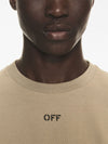 Off White T-shirts and Polos Beige