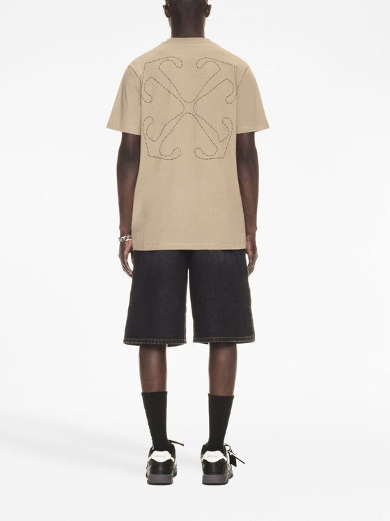 Off White T-shirts and Polos Beige
