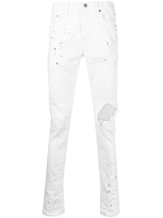 PURPLE BRAND PRE Jeans White
