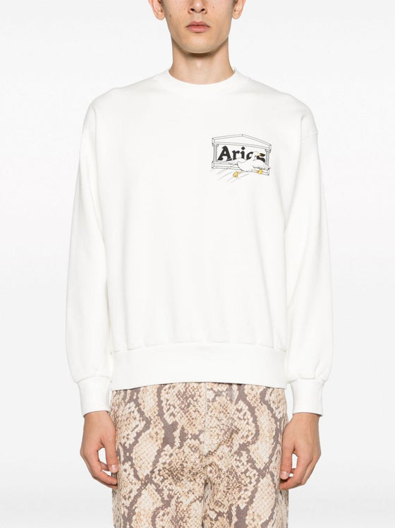Aries Sweaters White