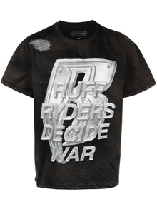  WHO DECIDES WAR BY EV BRAVADO T-shirts and Polos Black