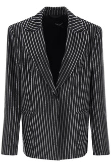  Rotate blazer with sequined stripes