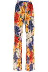 Etro floral pleated chiffon pants