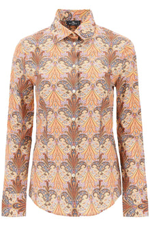  Etro slim fit shirt with paisley pattern