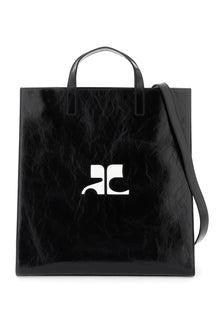  Courreges "heritage leather naplack tote