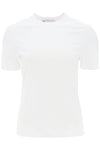 Tory burch regular t-shirt with embroidered logo