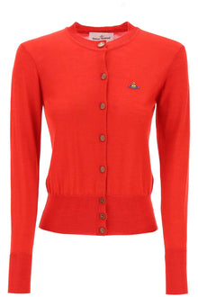  Vivienne westwood bea cardigan with embroidered logo