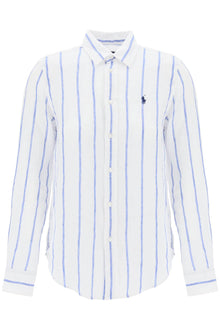  Polo ralph lauren striped linen shirt