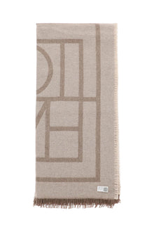  Toteme cashmere blend monogram scarf