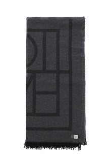  Toteme cashmere blend monogram scarf