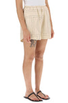 Toteme monogram silk pj shorts