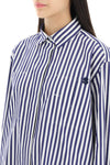Sacai striped cotton poplin shirt
