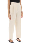 Toteme double-pleated viscose trousers