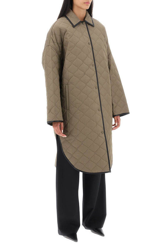 Toteme quilted cocoon coat