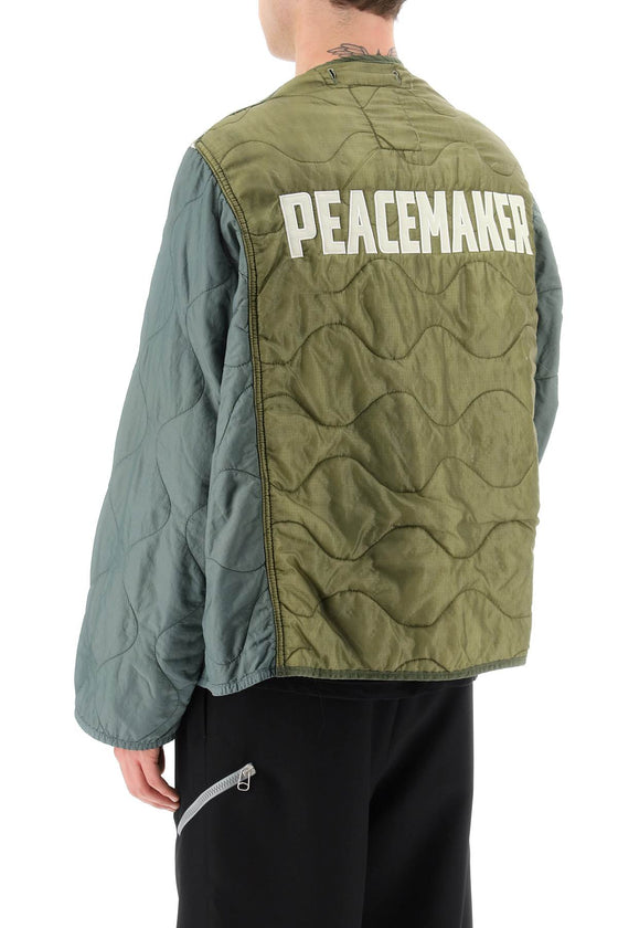 Oamc 'peacemaker' quilted liner jacket