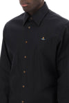 Vivienne westwood ghost shirt with orb embroidery
