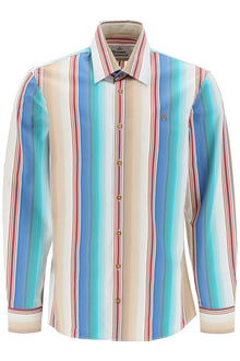  Vivienne westwood striped ghost shirt