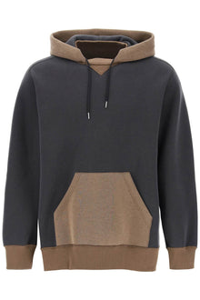  Sacai hooded sweatshirt with reverse
