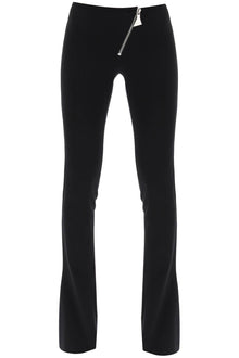  The attico bootcut pants with slanted zipper