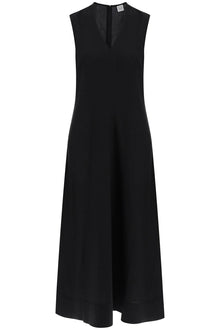  Toteme maxi flared dress with v-neckline