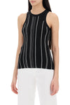 Toteme ribbed knit tank top with spaghetti