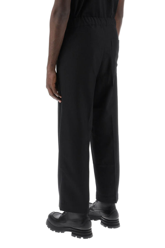 Oamc pants with elasticated waistband