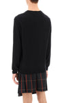 Vivienne westwood orb-embroidered crew-neck sweater